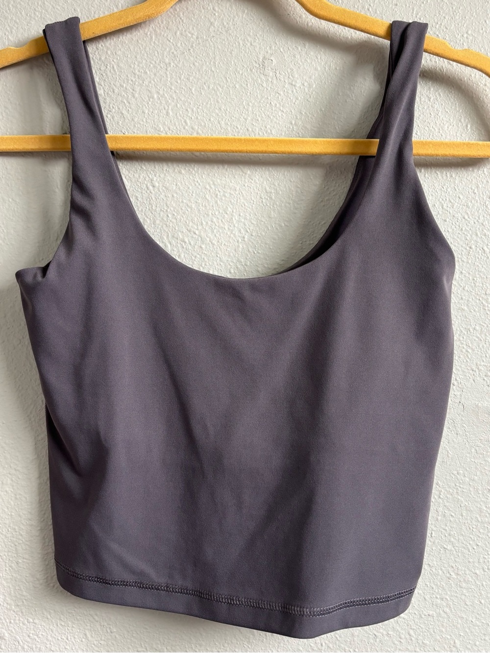 Avia SoftSculpt Performance Workout Tank Built-In Bra Gray XS Activewear Top